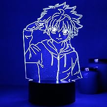 Luminária LED 3D decorativa, anime (Killua Zoldyck)