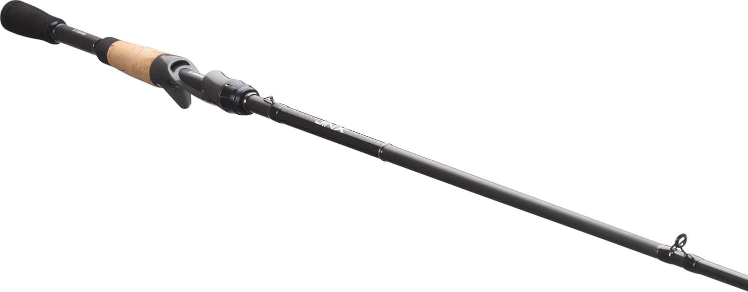 13 Fishing Jinx Split Grip Casting Rod, 7'1" Medium Heavy Power Fast Action, Graphite Bass Fishing Rod for Freshwater Casting Techniques