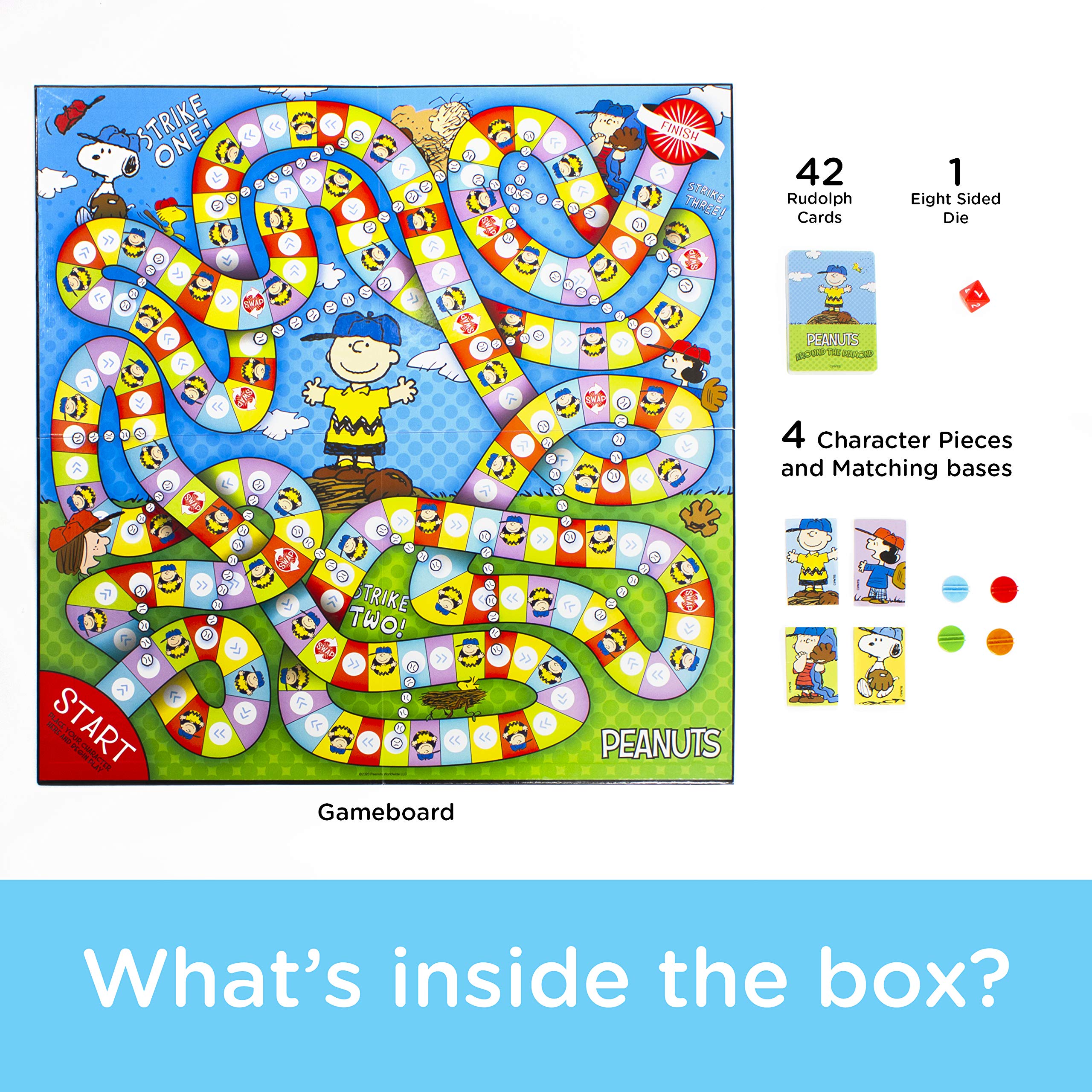 Amazon.co.jp: Peanuts Around The Diamond Board Game : Toys & Games