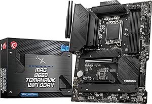 MSI MAG B660M Mortar WiFi DDR4 Placa Base De Juego (mATX, 12ª Generación Intel Core, Zócalo LGA 1700, DDR4, PCIe 4, LAN 2.5G, Ranuras M.2, Wi-Fi 6