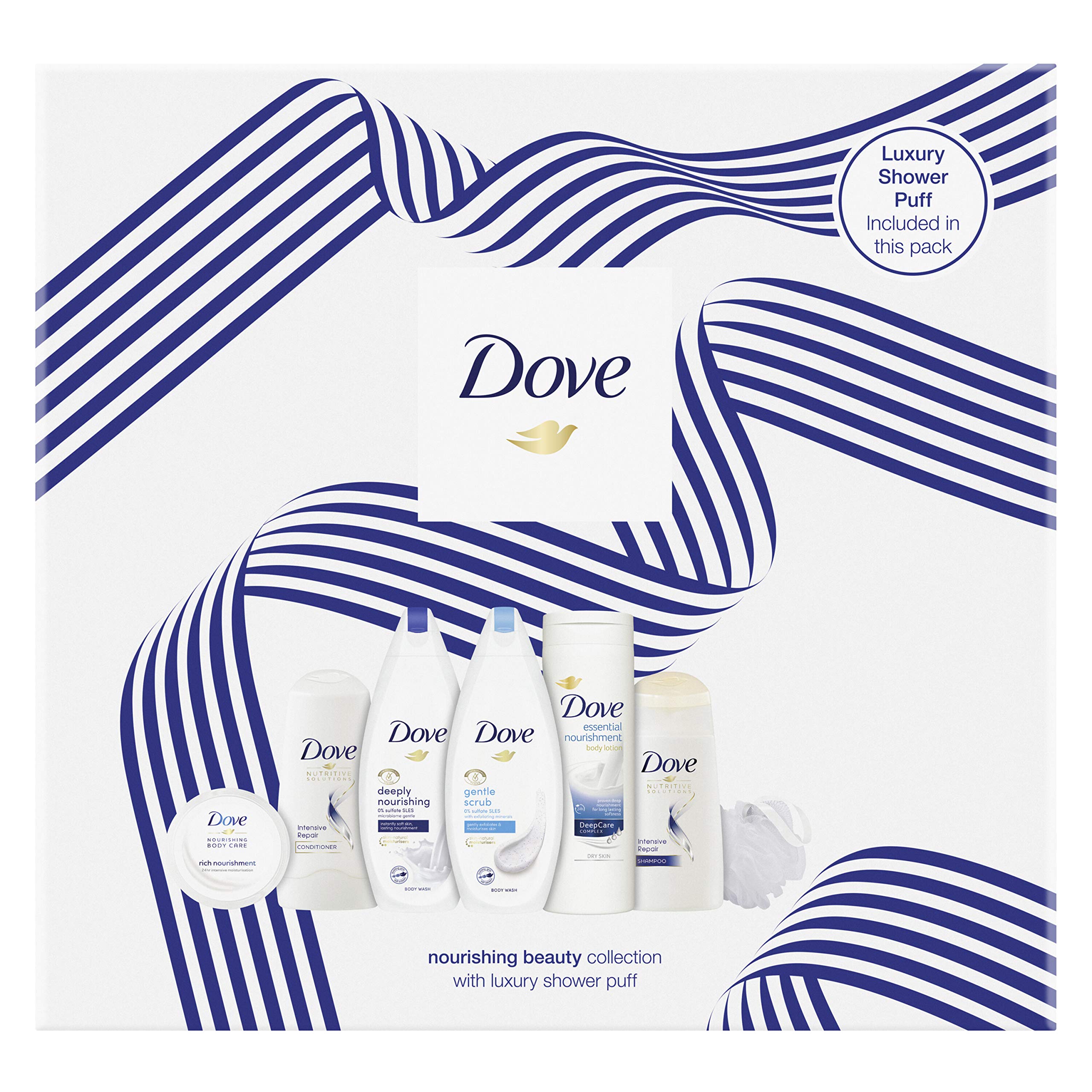 Buy Dove Nourishing Beauty Collection Gift Set for women with Loofah
