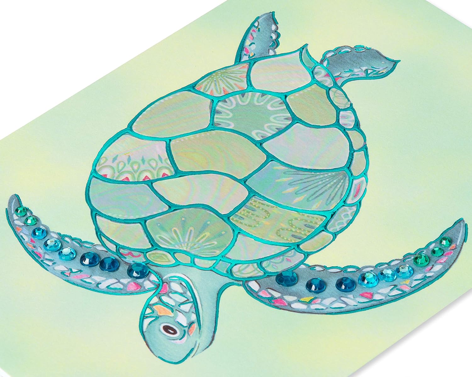 Papyrus Blank Card (Mosaic Turtle)