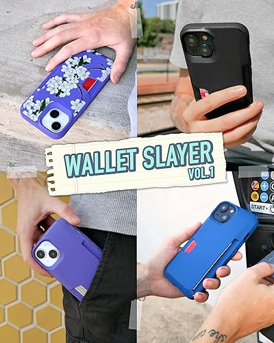 Miniatura 6 de Smartish Funda tipo cartera para iPhone 15  Wallet Slayer Vol. 1 delgada + protectora Tarjetero  Funda con ranura oculta probada para tarjetas