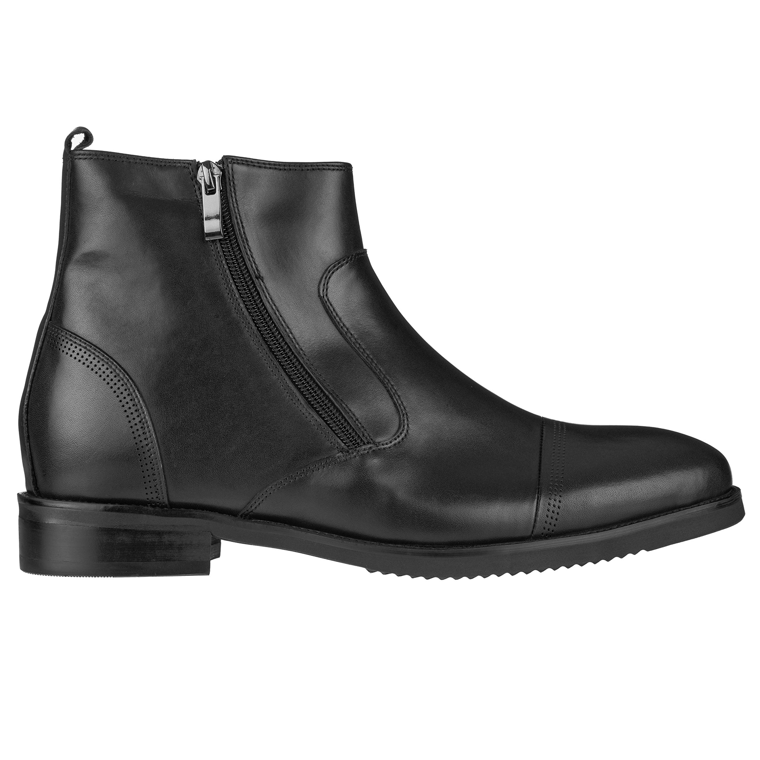 Calto 3.2‎ Height Increase Boot Size 8 Men’s CALTO - T14002 - 3.2 Inches Taller (Black) main image 2