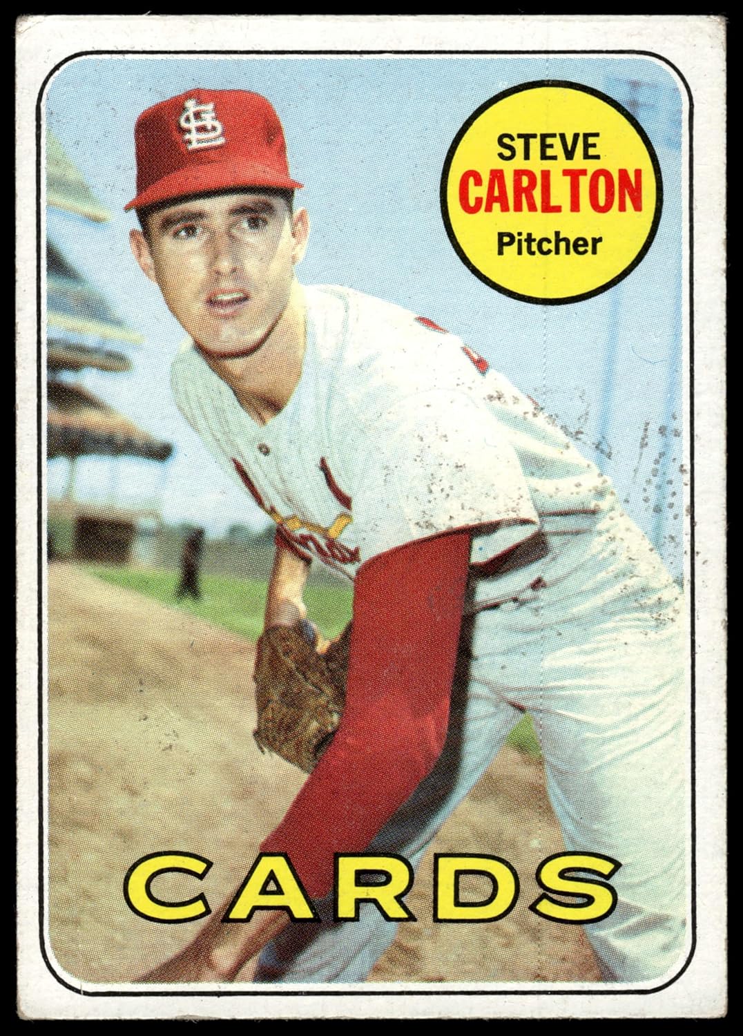 1969 Topps #255 Steve Carlton St. Louis Cardinals (Baseball Card) GOOD Cardinals