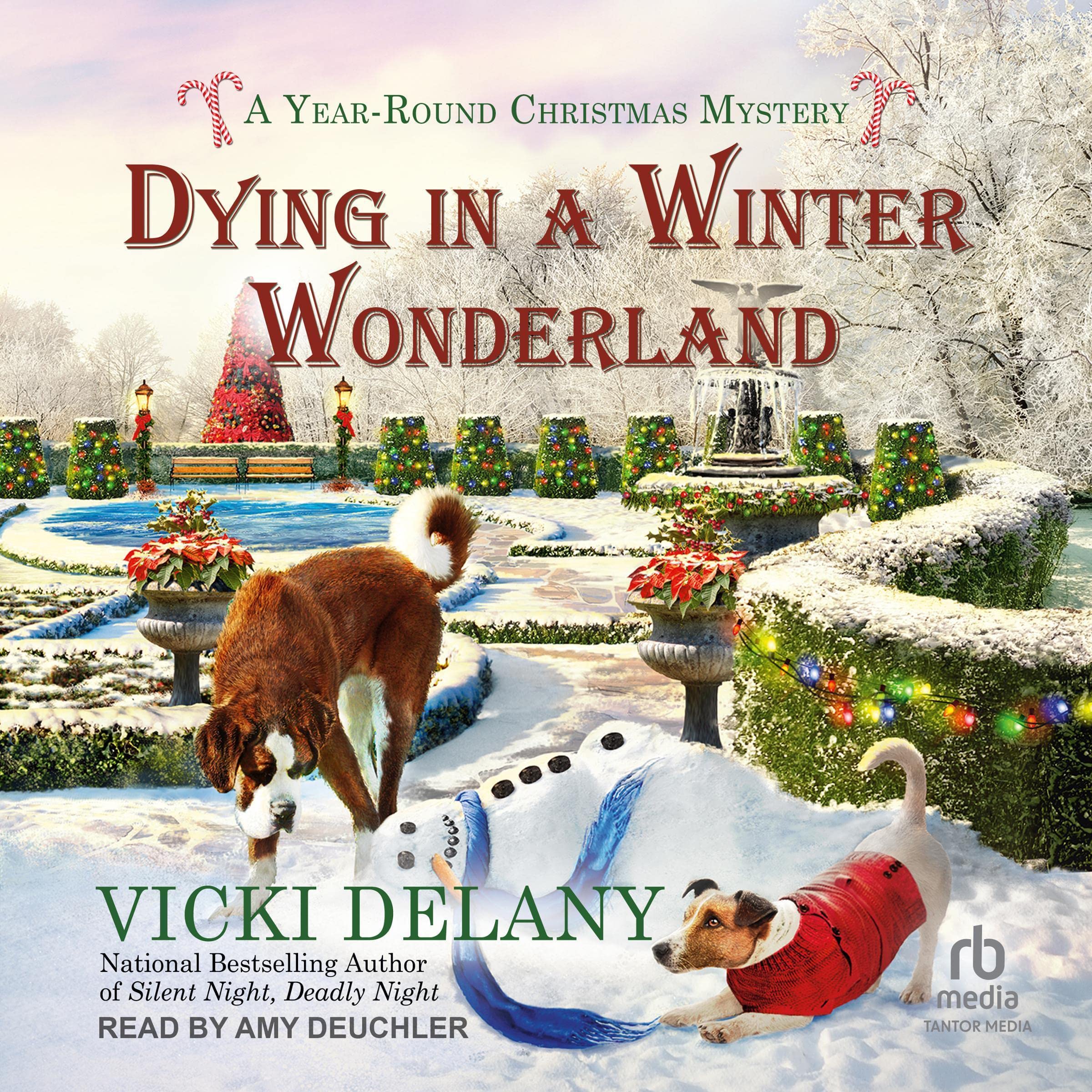 Cover art for Dying in a Winter Wonderland