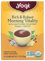 Vista 1 de Yogi, Té, rico y robusto, vitalidad matutina, bolsas de té, 16