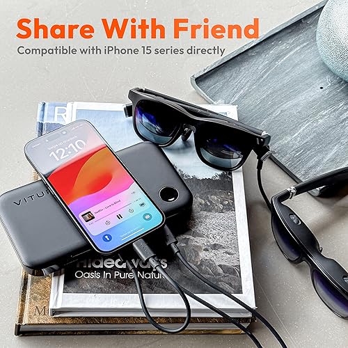 Miniatura 8 de One XRAR Glasses & Mobile Dock Bundle, Compatible with Nintendo Switch, Switch OLED, Handheld Gaming Consoles, Chromecast, Fire TV, HDMI Devices