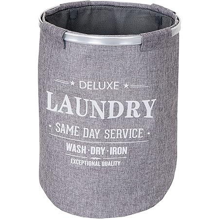 Mendler Wäschesammler HWC-C34, Laundry Wäschekorb Wäschebox Wäschesack