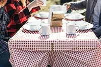 Vista 2 de Stansport Paquete combinado de manteles de picnic con abrazaderas