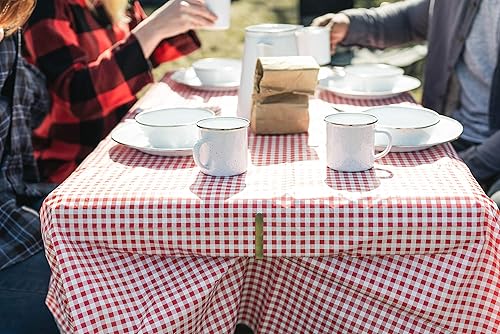 Miniatura 2 de Stansport Paquete combinado de manteles de picnic con abrazaderas