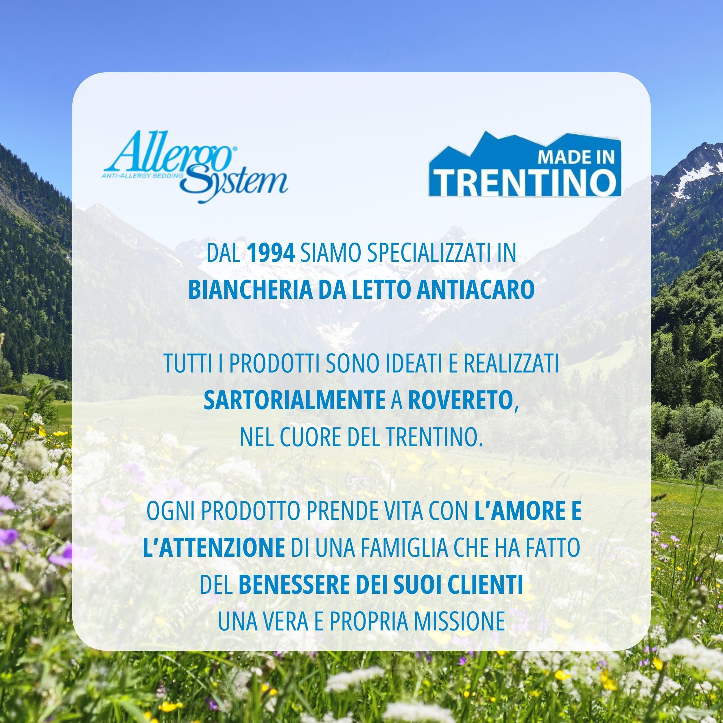 Allergosystem Set Coprimaterasso Antiacaro Singolo Cotone con Cerniera 90x200cm e Copriscuscino Letto 50x80cm - Dispositivo Medico Antiacaro e Anallergico MADE IN ITALY - Linea Cotone | Copriscuscino 50x80cm, Dispositivo Medico, Anallergico, Made in Italy