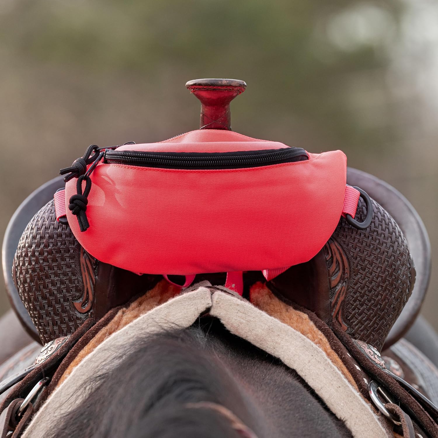 Horse Saddle Pommel Bag & Bottle Holder Set, Saddle Drink Holder, Horse Tack, Horse Gifts, Horse Stuff, Equestrian Gifts, Saddle Accessories