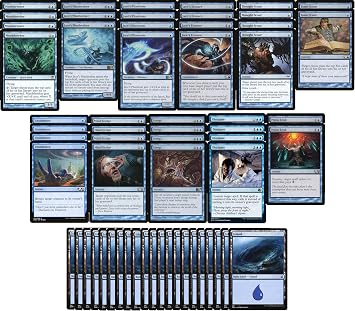 Mono Blue Mill Deck - Modern Legal - Custom Built - Magic The Gathering - MTG - 60 Card