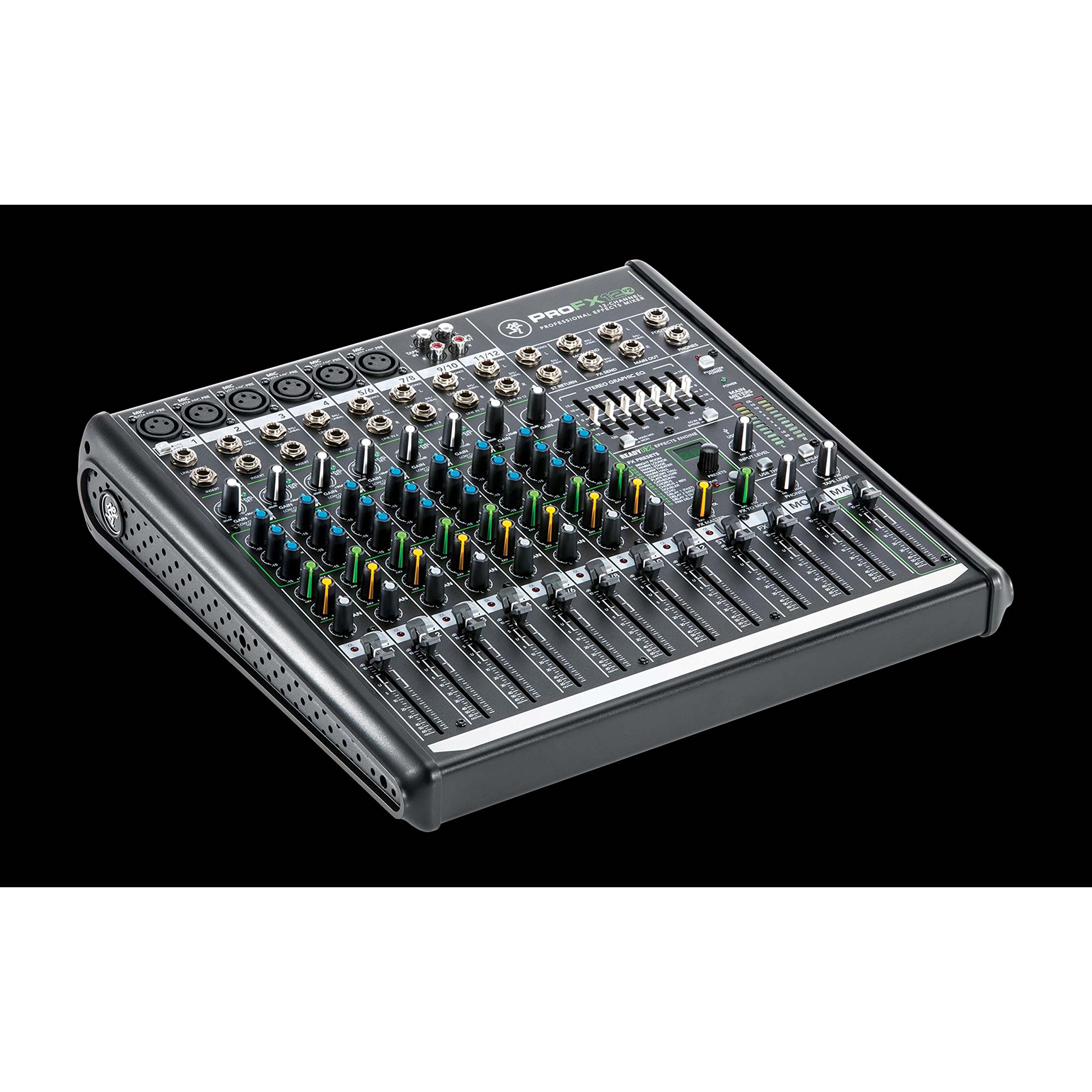 Mackie ProFX12v2 12チャンネルミキサー mackie PROFX12v2 12ch professional effects mixer : Amazon.in