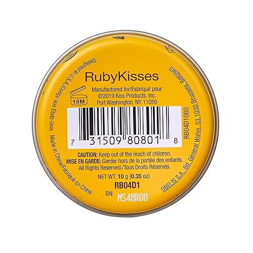 Miniatura 2 de Ruby Kisses Pot O'Miracle - Bálsamo labial hidratante e hidratante de manteca de cacao con aceite de almendras y manteca de karité, RB04D1 (paquete