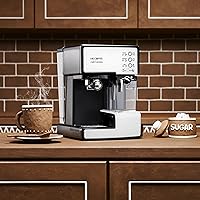 Vista 5 de Cafetera Mr. Coffee Cafe Barista para espreso, Blanco