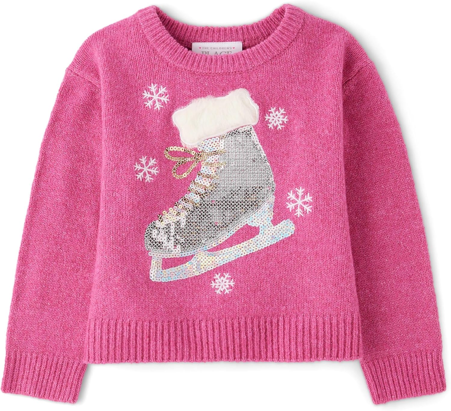 The Children's Place プルオーバーセーターAnd Toddler Long Sleeve Crew Ne