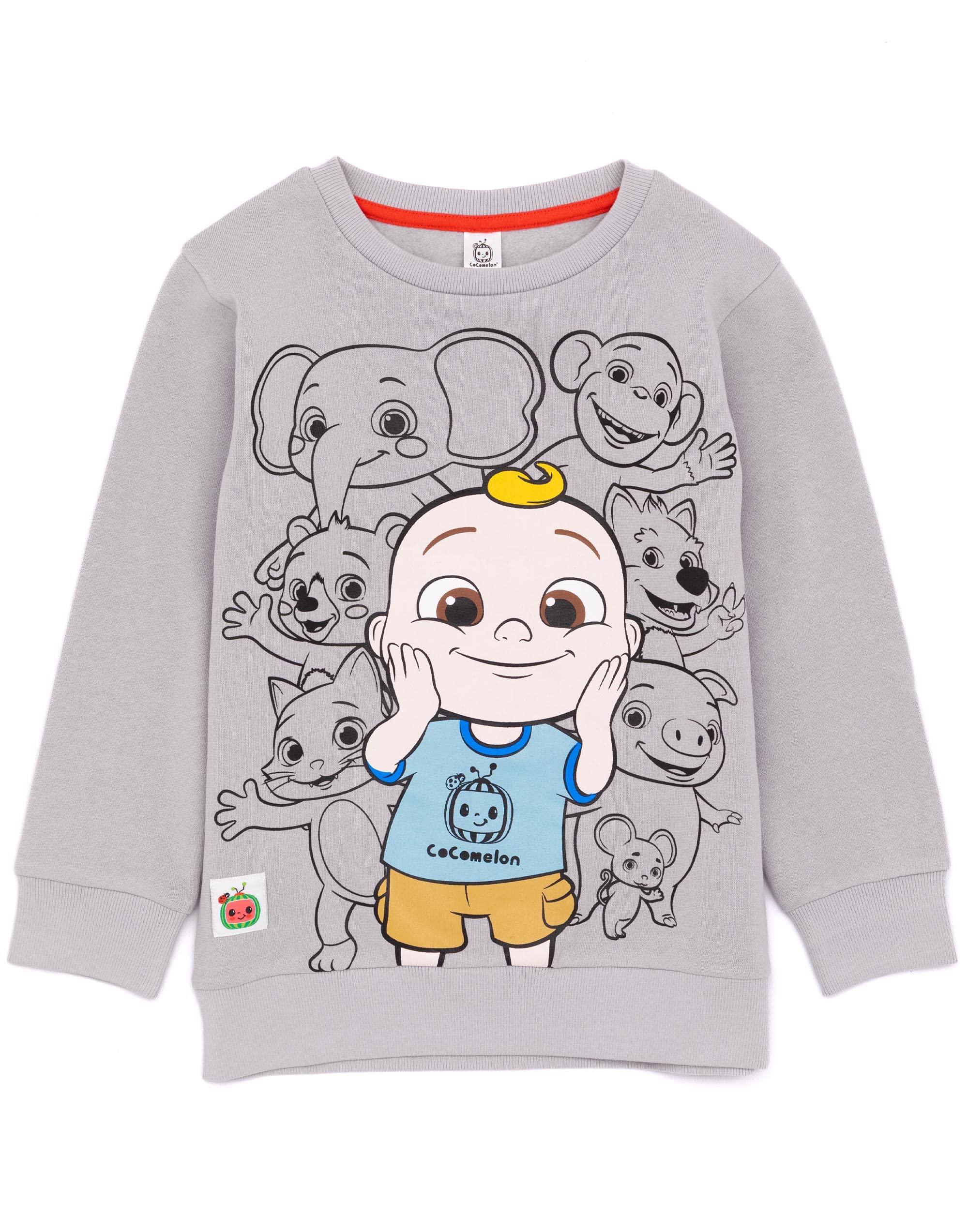 Cocomelon Toddler Sweatshirt - Grey - 3-4 Years
