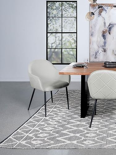 Miniatura 2 de Coaster Home Furnishings Emma - Silla tapizada para comedor, color gris niebla