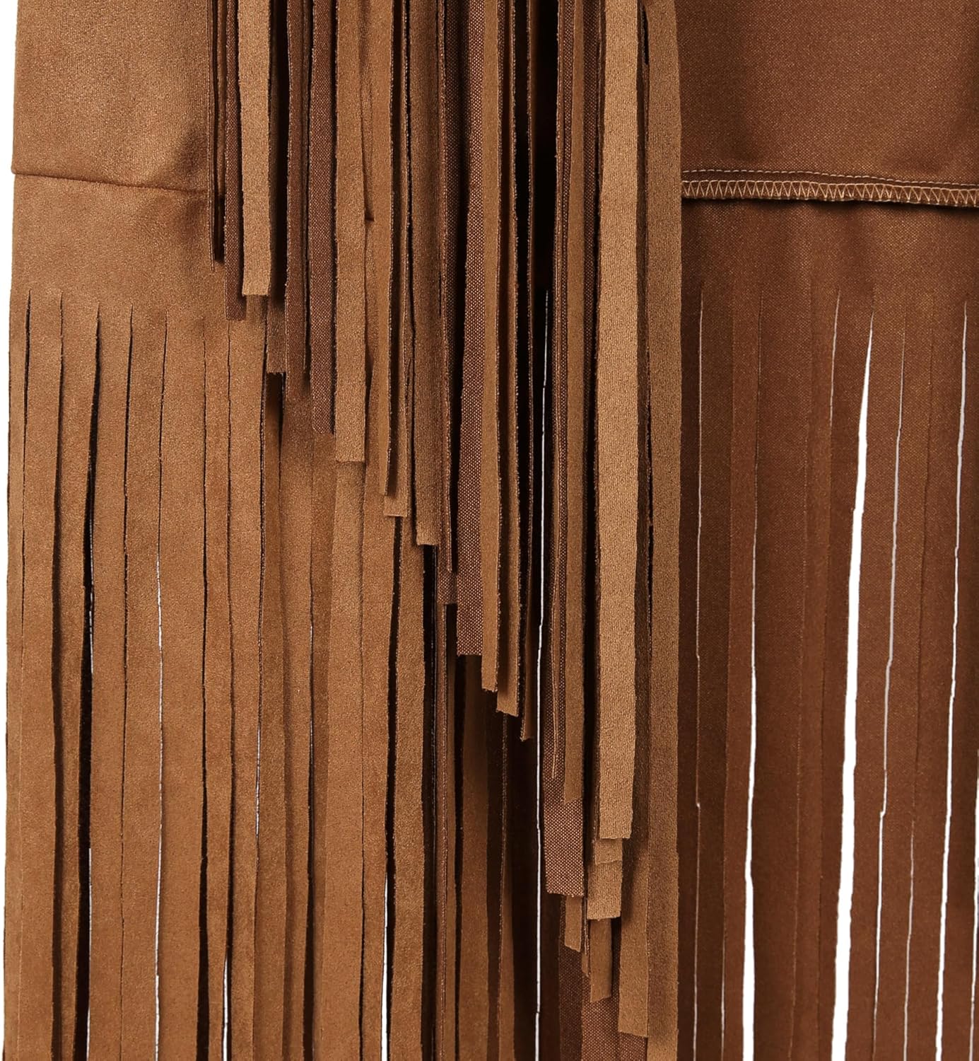 CICOCI 70s Outfits For Women 60s Hippie Costume Cowgirl Pink Fringe Vest Boho Tassel Sleeveless Peace Accessories - Image 5