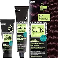 Vista 24 de All About Curls Permanent Hair Color Dye For Curly Hair 100% Gray Coverage Nourished & Radiant Curls Vibrant Shine &