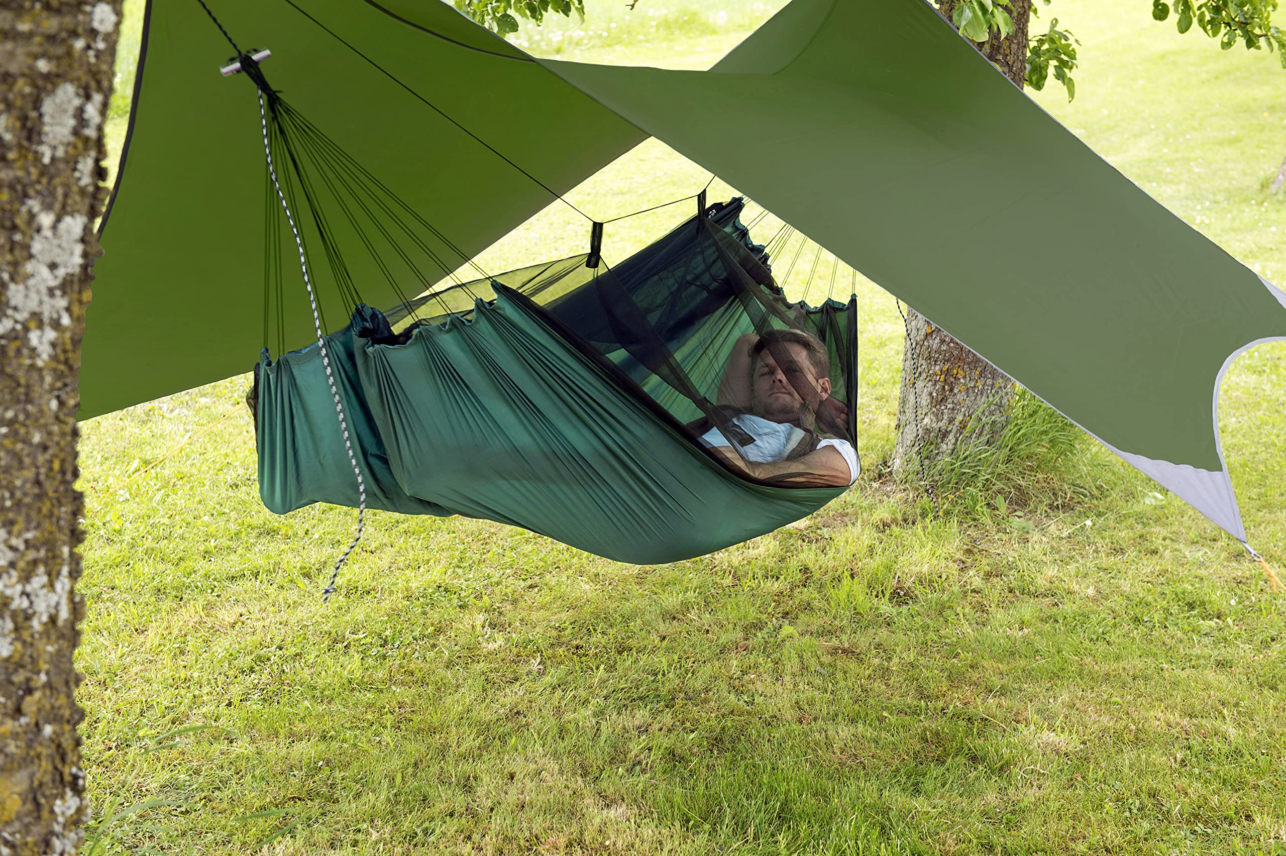 Amazonas AZ-1030200 Hamac Moskito-Traveller charge 100 kg 220 x 140 cm