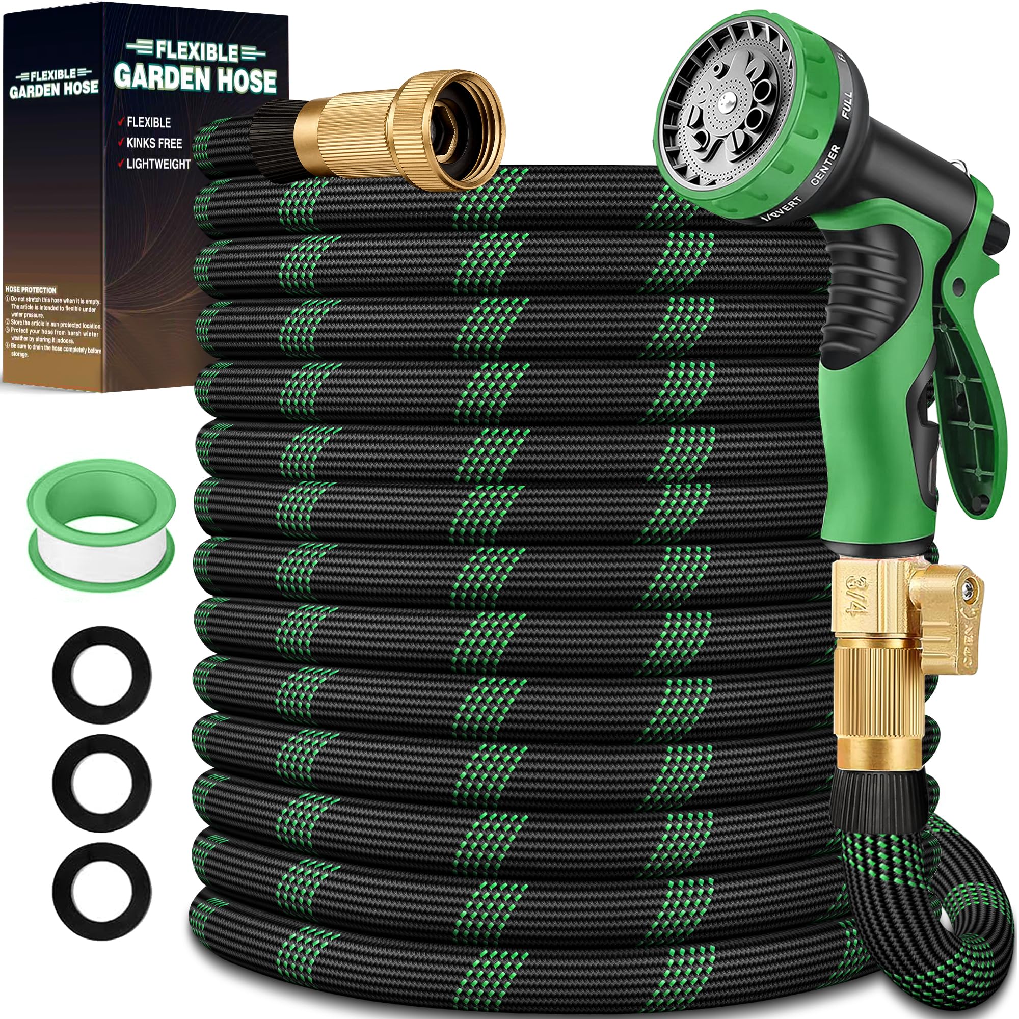 Photo 1 of BLAZEEYY 50ft Garden Hose