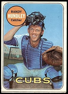 1969 Topps # 347 Randy Hundley Chicago Cubs (Baseball Card) FAIR Cubs