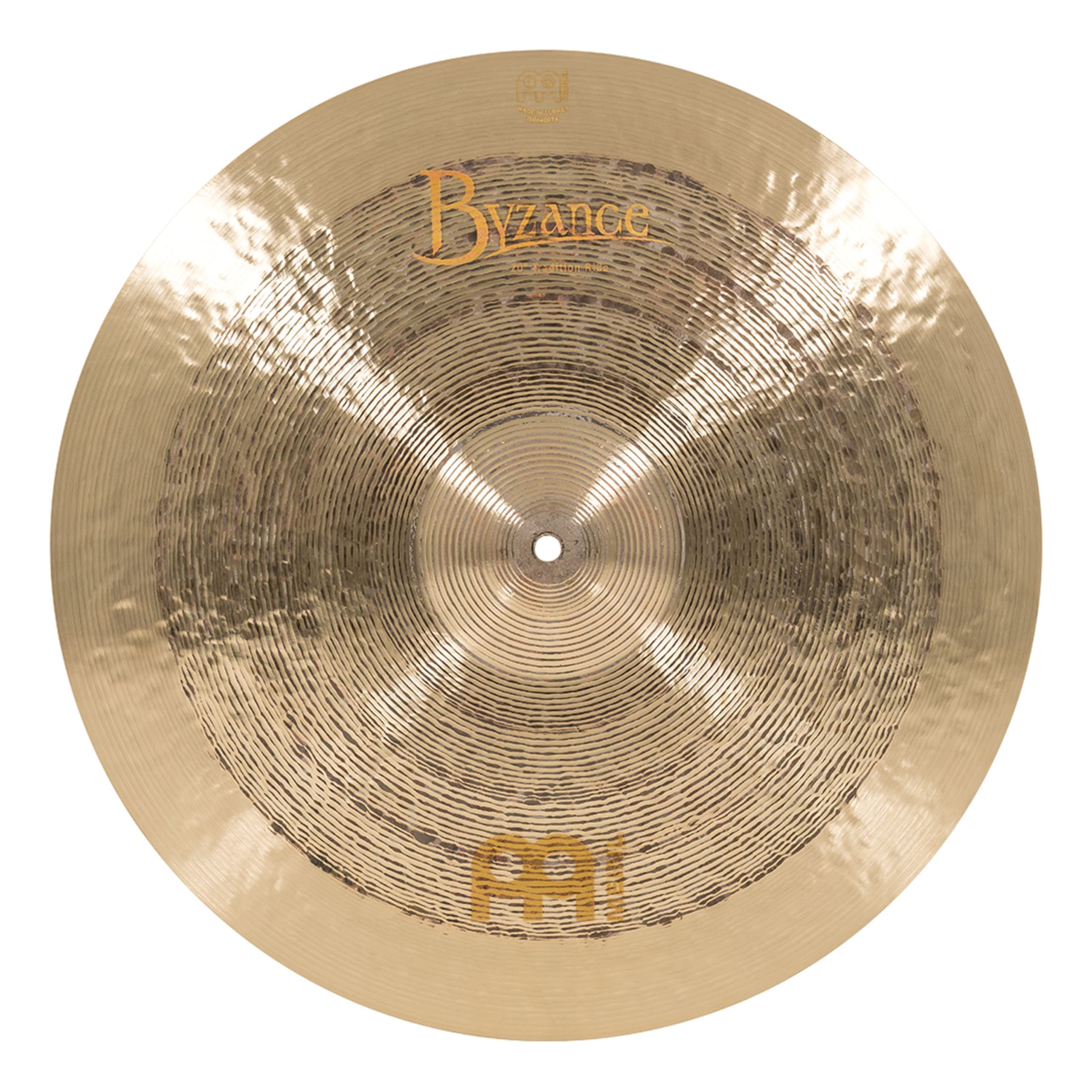 Meinl Cymbals Byzance Jazz Cymbale Tradition Ride 20 pouces (50,80cm) pour Batterie – Bronze B20, Finition Traditionnelle (B20TRR)