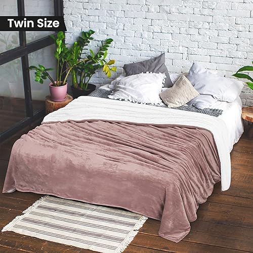 Miniatura 191 de Utopia Bedding - Manta sherpa de tamaño decorativo [negro, 50 x 60 pulgadas], manta reversible de vellón gruesa y cálida de 480 GSM, para cama