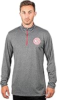 Vista 26 de Ultra Game Mens NBA Official Quarter Zip Long Sleeve Pullover T-Shirt