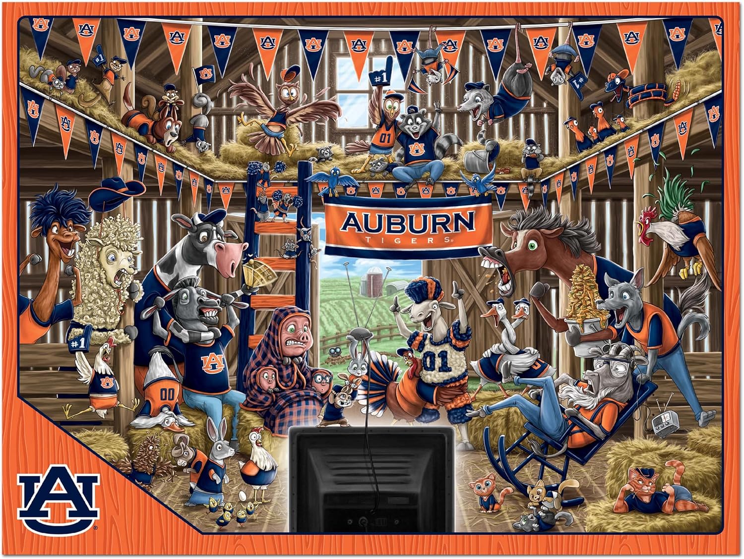 YouTheFan NCAA Barnyard Fans 500pc Puzzle