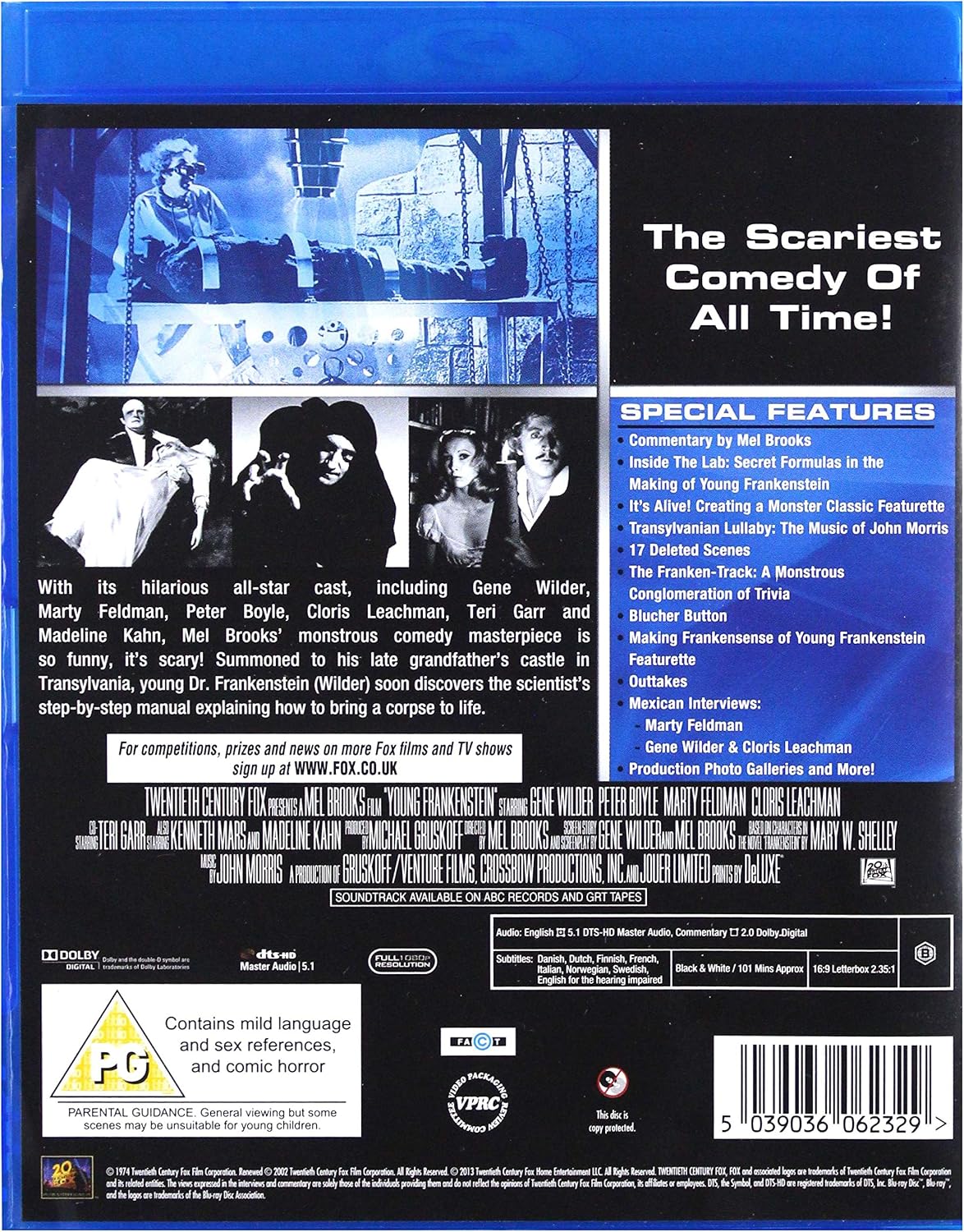Young Frankenstein - Analyse des détails et conception
