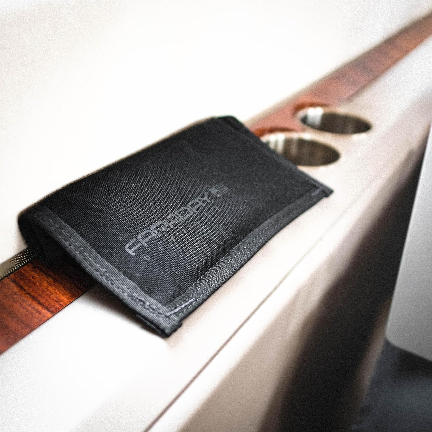 Cordura® Berry Compliant Jacket Faraday Cell Phone Bag | Faraday Bag | RFID Signal Blocking | Military Grade | Made in The USA | Anti-Tracking | RF Shielding Black