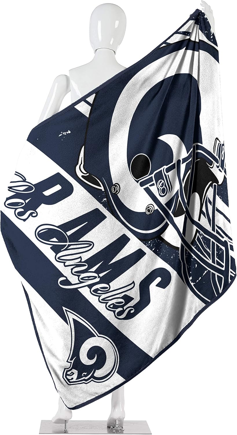 NORTHWEST NFL Atlanta Falcons Micro Raschel Throw Blanket, 46" x 60", Deep Slant : Sports & Outdoors