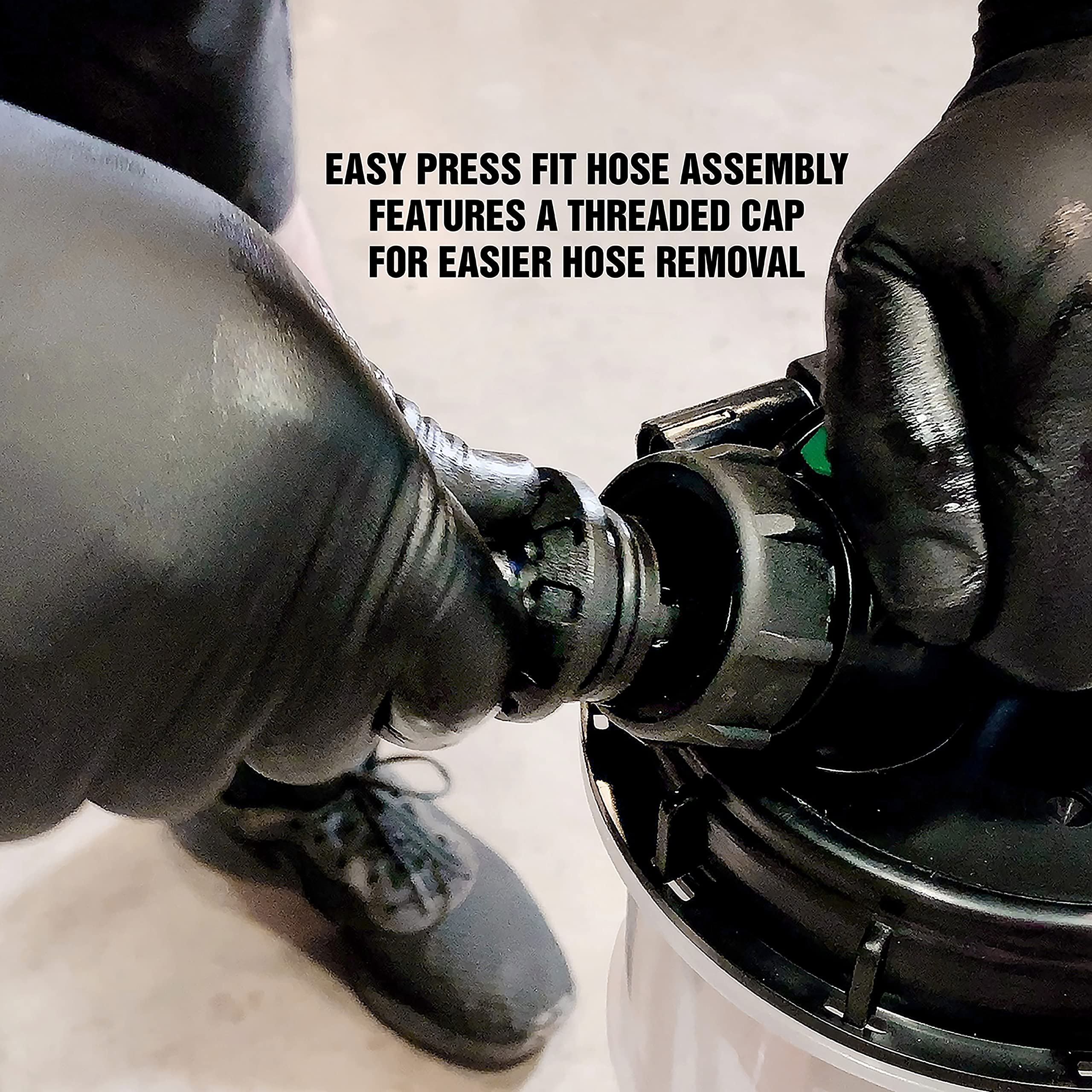 OEMTOOLS 24938 9.5 Liter Pneumatic/Manual Fluid Extractor, Oil