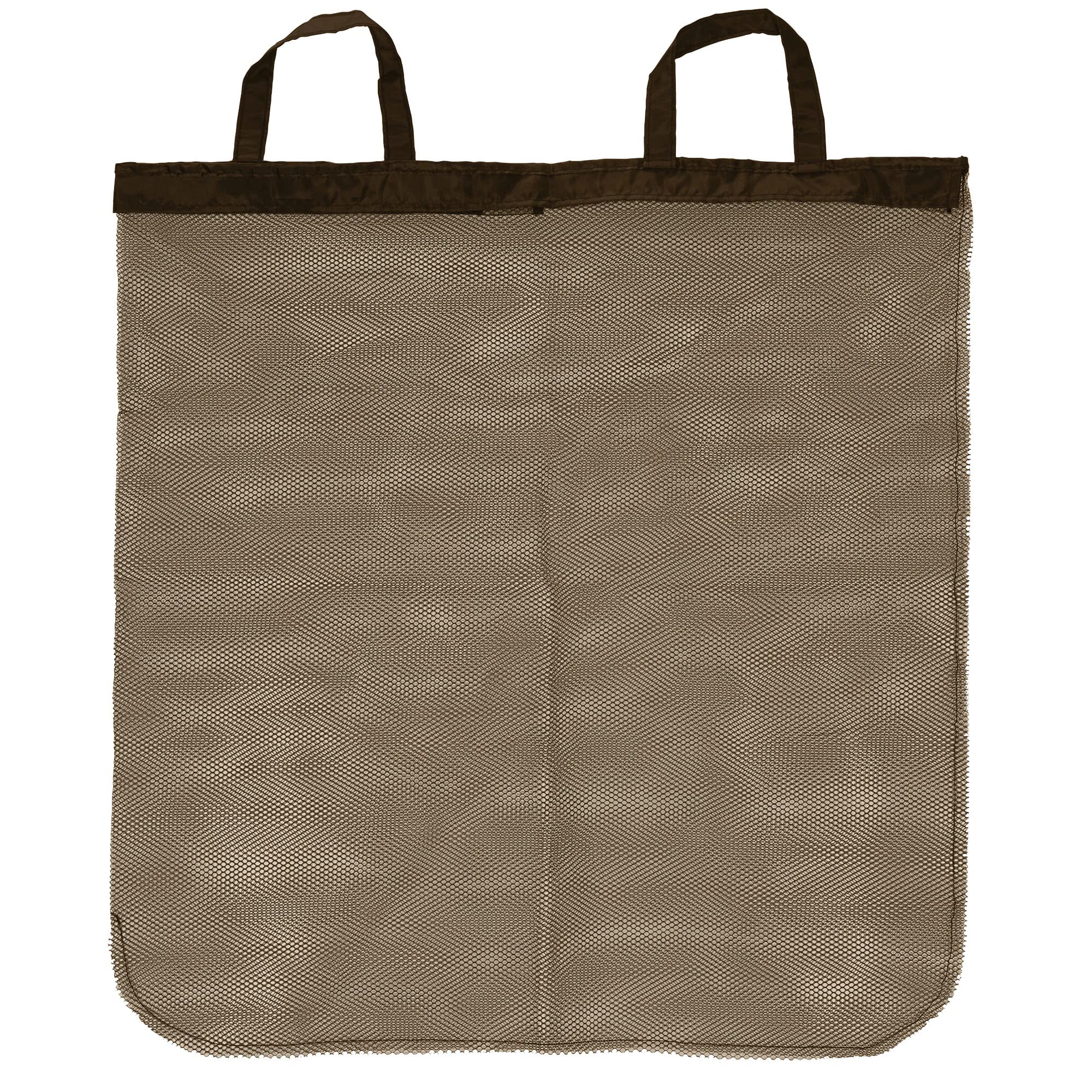 Household Essentials Doppelter Wäschekorb mit Deckel und Ösen, Kopfsteinpflaster-Sortierer