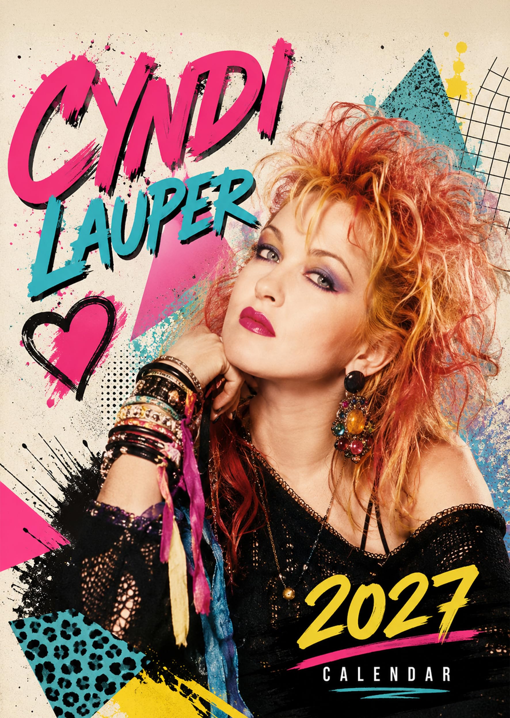 Cyndi Lauper 2027 Wall Calendar | A3 Size | Premium Quality | Ideal for Fans & Collectors