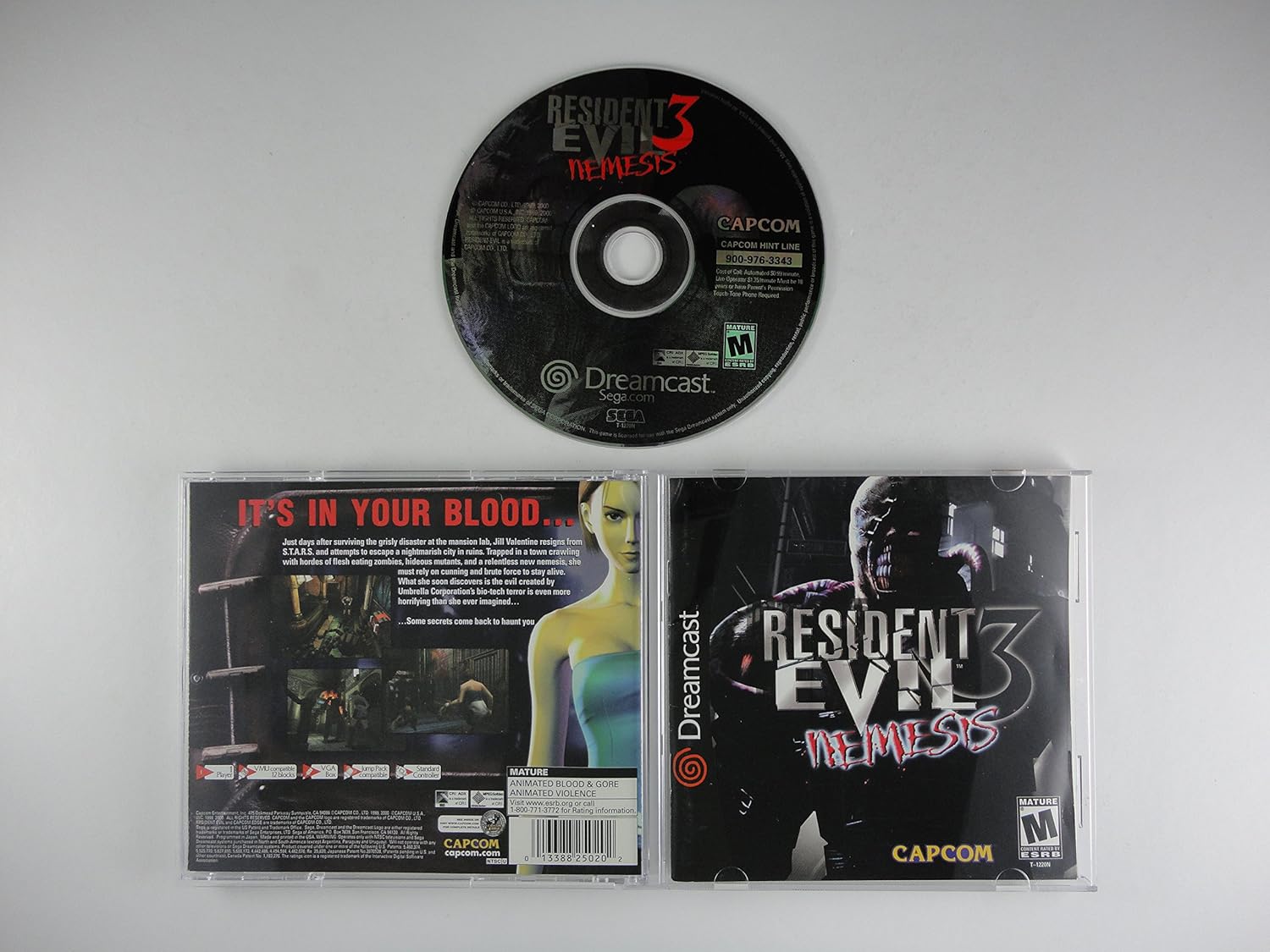 Resident Evil 3: Nemesis - Sega Dreamcast : Sega Dreamcast: Video Games