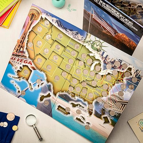 Miniatura 2 de Juego completo de colección de 50 estados no circulados (99-08) + 6 cuartos de territorio del programa de territorios de los Estados Unidos en un