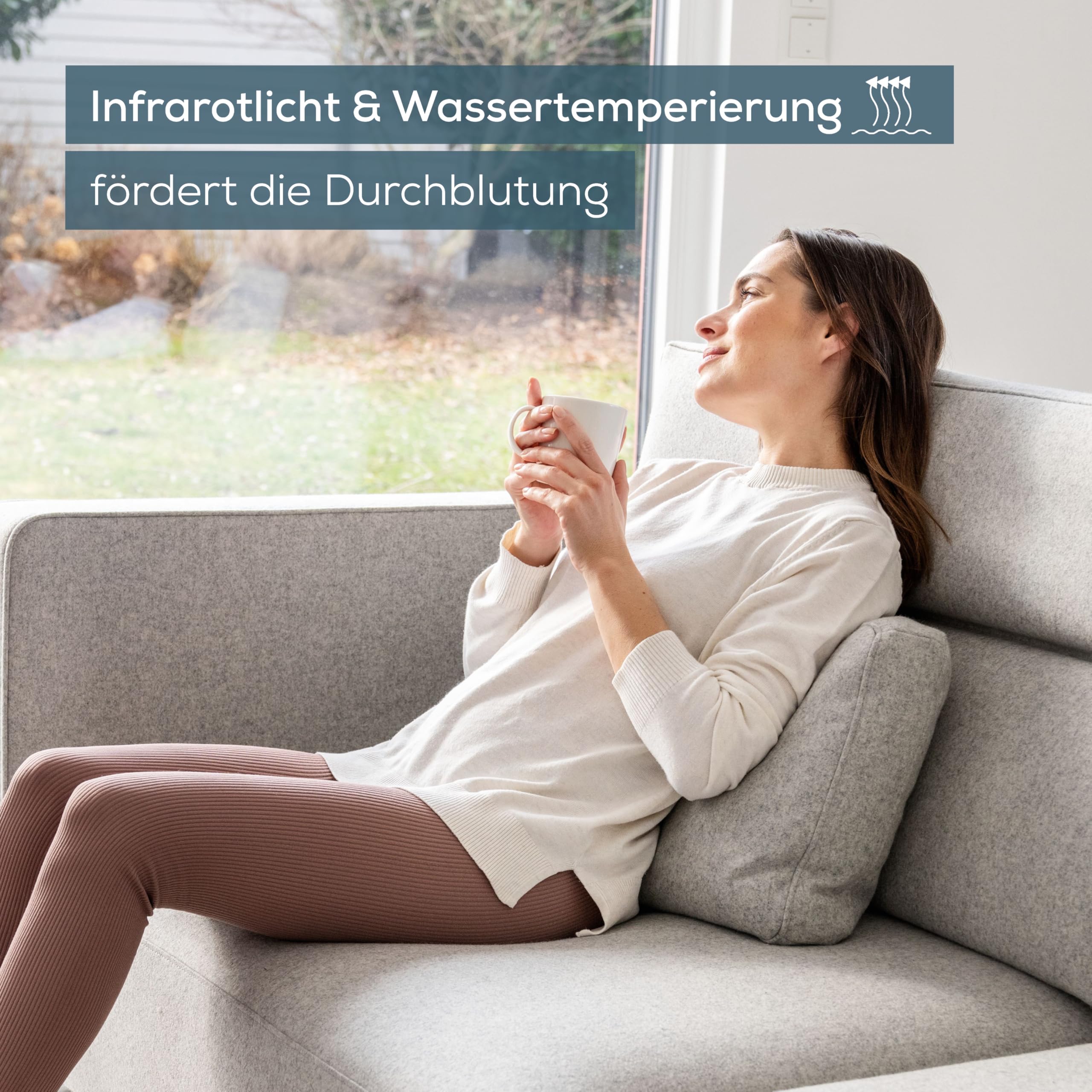 Beurer FB 20 Fußspudelbad, entspannende Sprudel- & Vibrationsmassage mit 3 Funktionsstufen, wohltuendes Infrarotlicht-Feld, Pediküre-Aufsätze, Spritzschutz, rutschfeste Gummifüße
