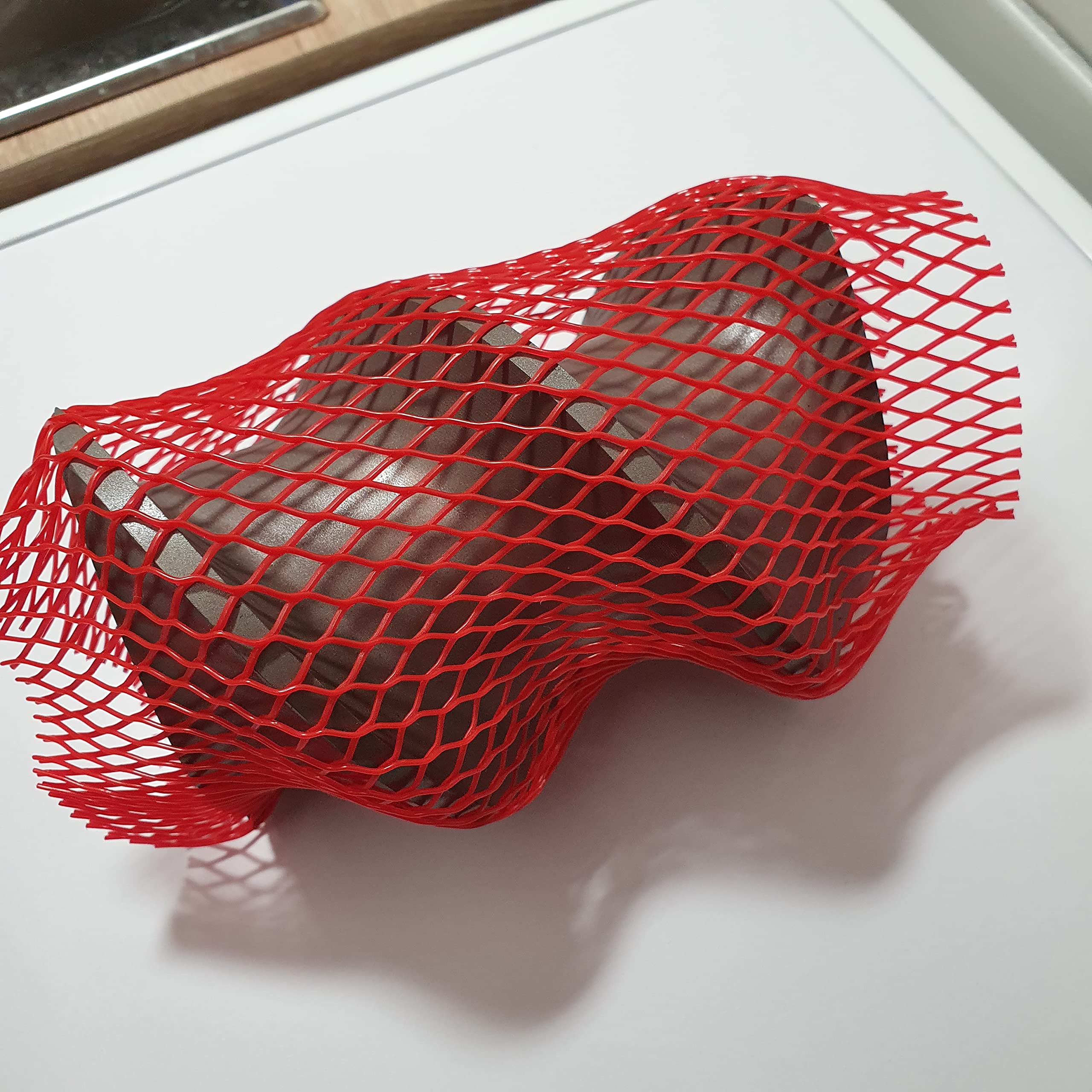 PWS Oberflächenschutznetz Rot – Ø 50–100 Mm, 10 M, 50 G/m – Für Kratzschutz Beim Transport