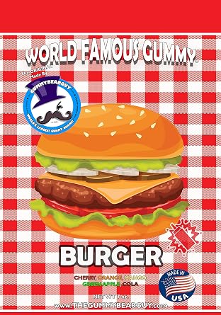 The Gummy Bear Guy | World Famous Gummy Bears (TM) | Gummy Cheeseburger