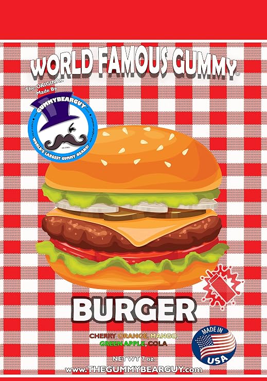 The Gummy Bear Guy | World Famous Gummy Bears (TM) | Gummy Cheeseburger