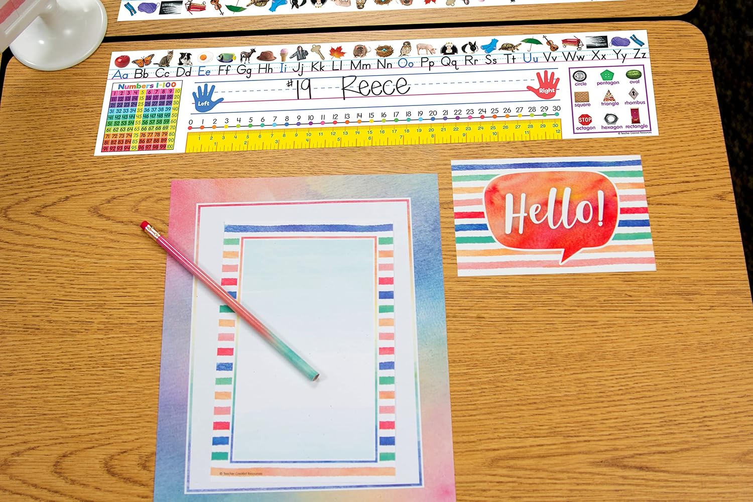 Colorful Traditional Printing Jumbo Name Plates : Office Products