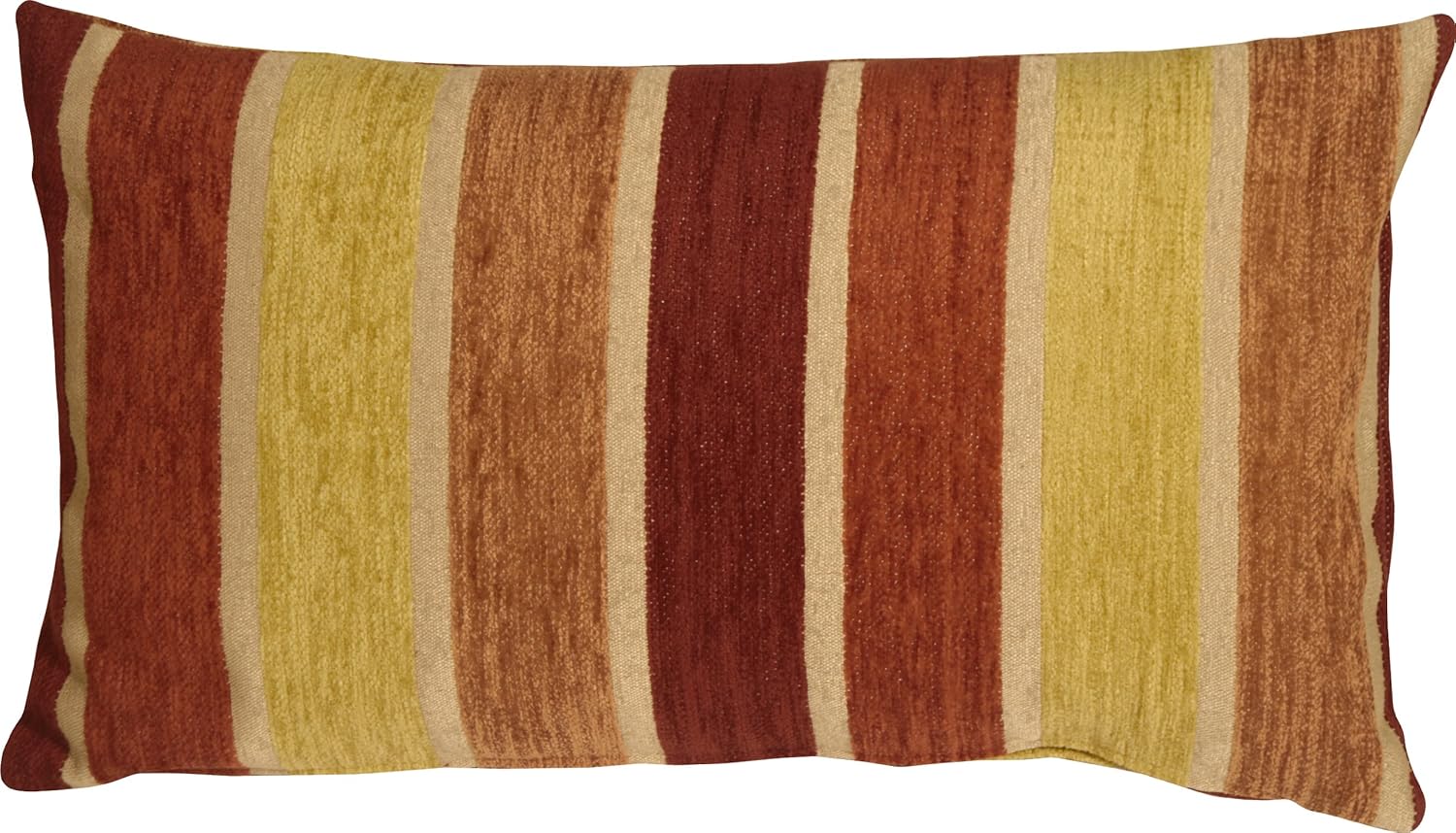 Pillow Decor Savannah Stripes 12x20 Yellow Orange
