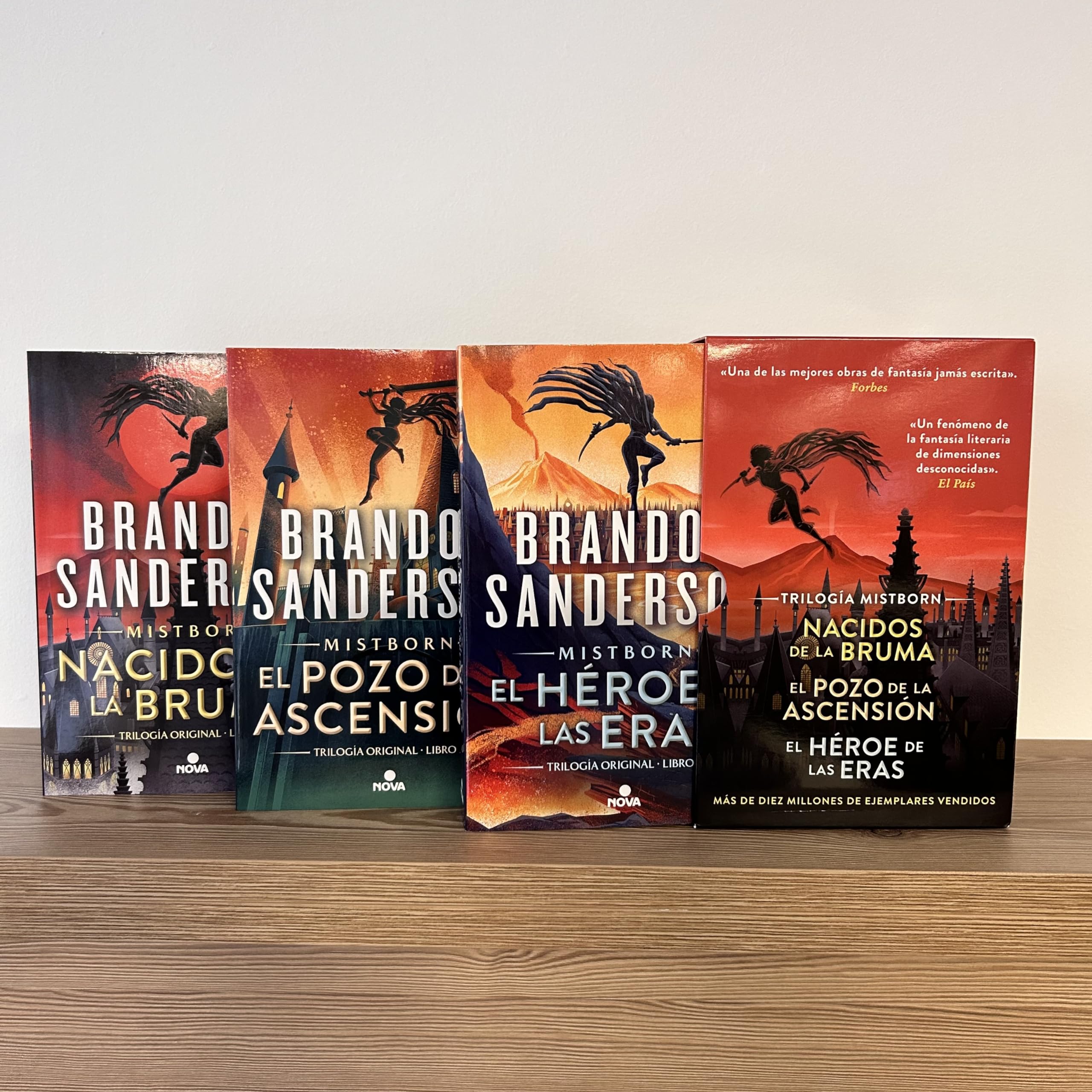 Estuche Trilogía Original Mistborn (Nacidos de la Bruma | El Pozo de la Ascensión | El Héroe de las Eras) (Trilogía Original Mistborn) (Nova)