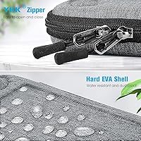 Vista 7 de Fintie Slim Carrying Case for Nintendo Switch OLED Model 2021Switch 2017 - Slim Fit Shockproof Protective Travel Storage Bag with 10 Game