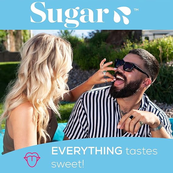 Sugar Splash Taste Sweeter Down There - 2 Taste Changing Tablets, 2 9Pines Pineapple Shots & 1 DEEP Gag Suppressing Sucker Date Night Pack - Body Fluid Sweetener and Flavor Enhancer